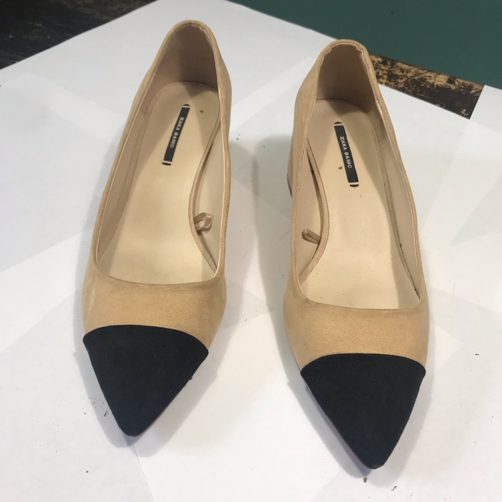 Zara Basic color block shoes